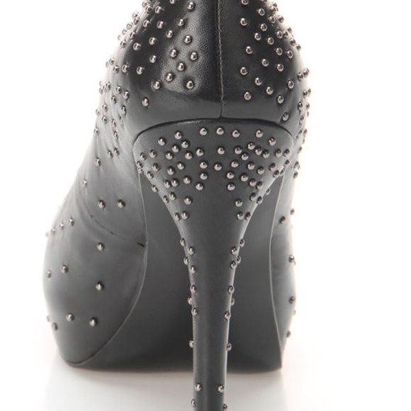 Kay Peep Toe Pump In Black - Picture 3 of 5